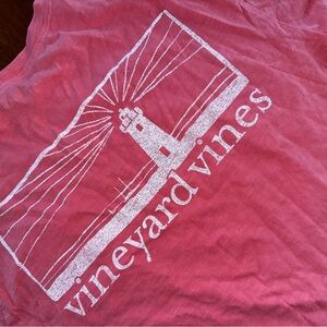 Vineyard Vines Coral Crewneck Tee